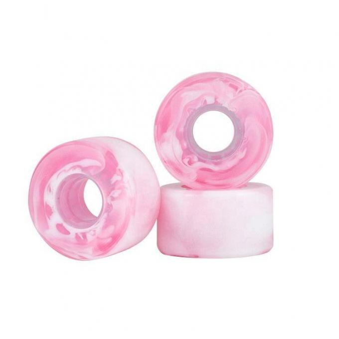 Ruedas de patinaje de PU deslizantes suaves 70mm 80mm 90mm Ruedas de patinaje largo 3