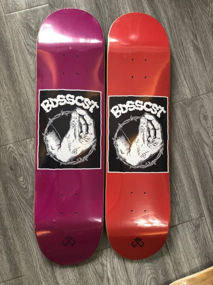Patineta profesional de doble patada con 7 capas de arce canadiense 4