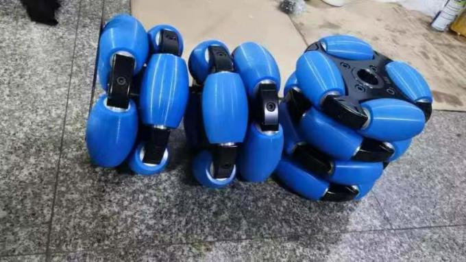 13 pulgadas 330 mm de trabajo pesado Mecanum Rueda 5