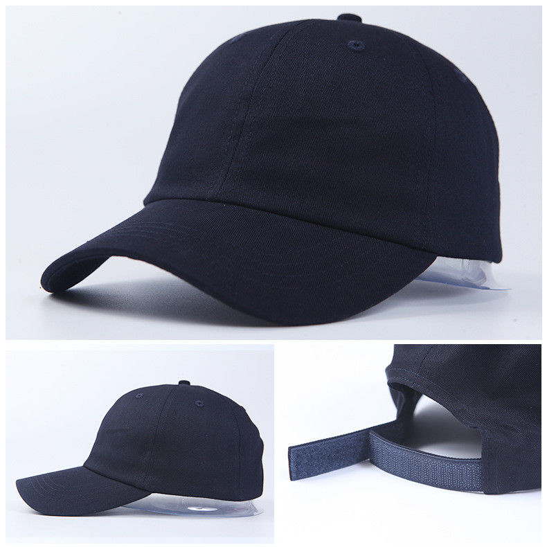 Promocional de borde curvado negro de algodón Béisbol de la tapa de camión personalizado SML tamaño
