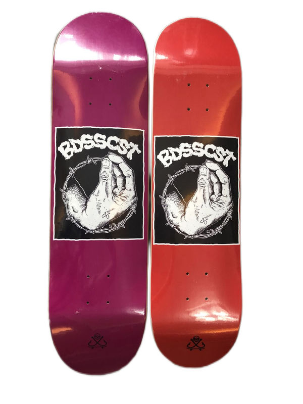 Venta al por mayor Pro Custom Colorful 7 Ply 100% Canadian Maple Skateboard