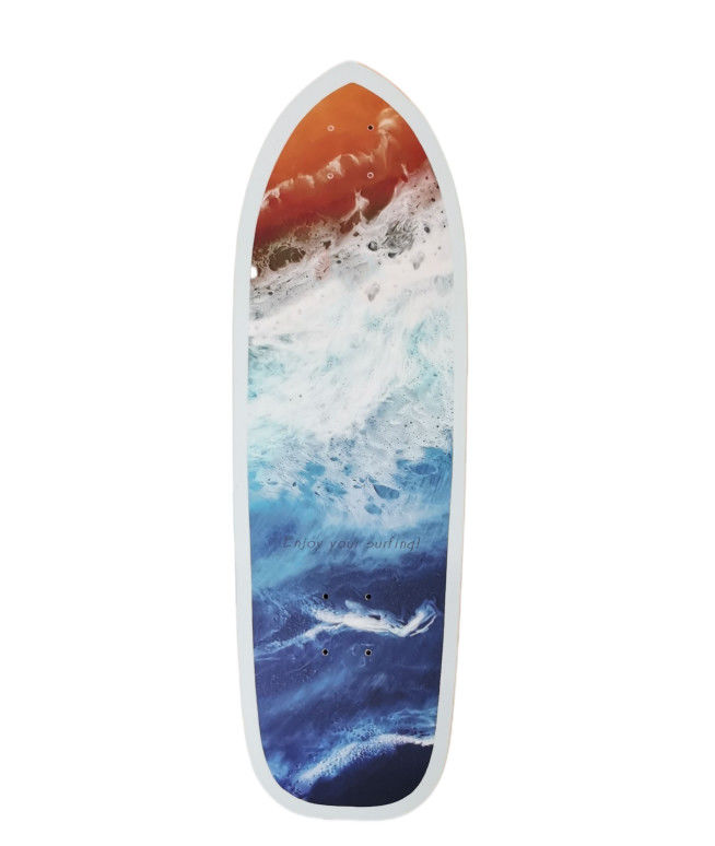 Free Riding Style Maple Wood Land Cruiser Patineta de patinaje de surf cubierta de 8,0 